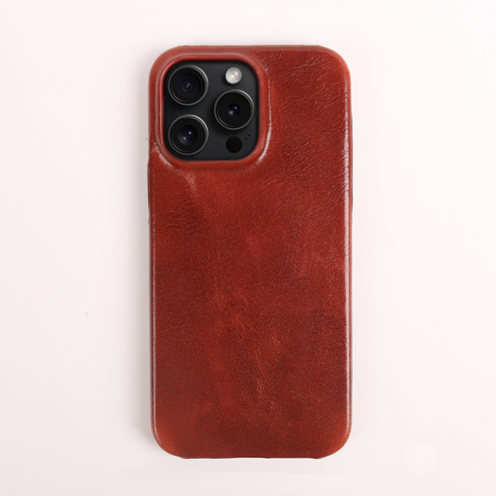 Étui pour iPhone en cuir véritable