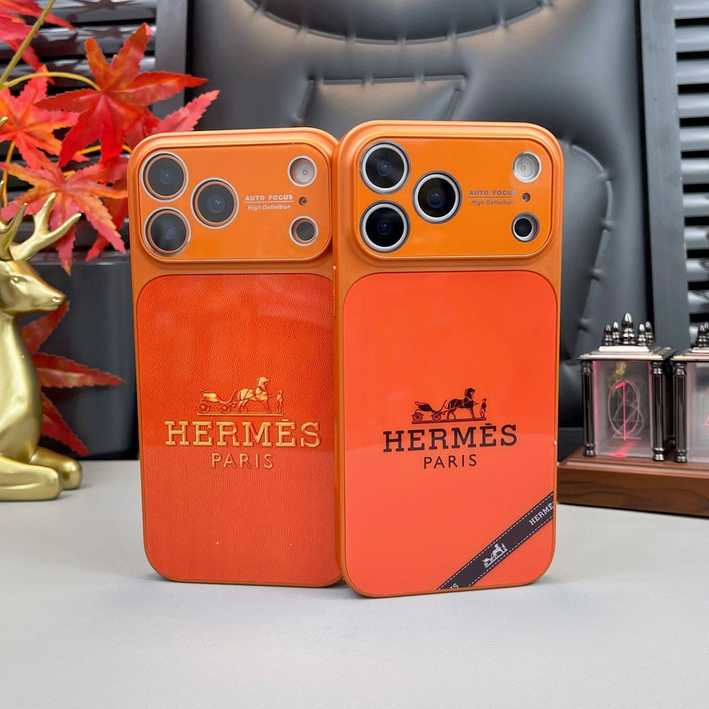 H Luxe iPhone-hoesje uit de oranje serie