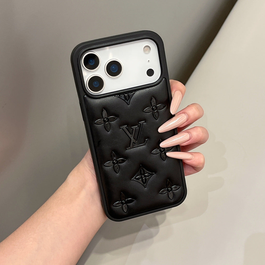 Luxus 3D dombornyomott dizájner iPhone tok
