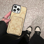 經典卡包皮革 iPhone 保護殼