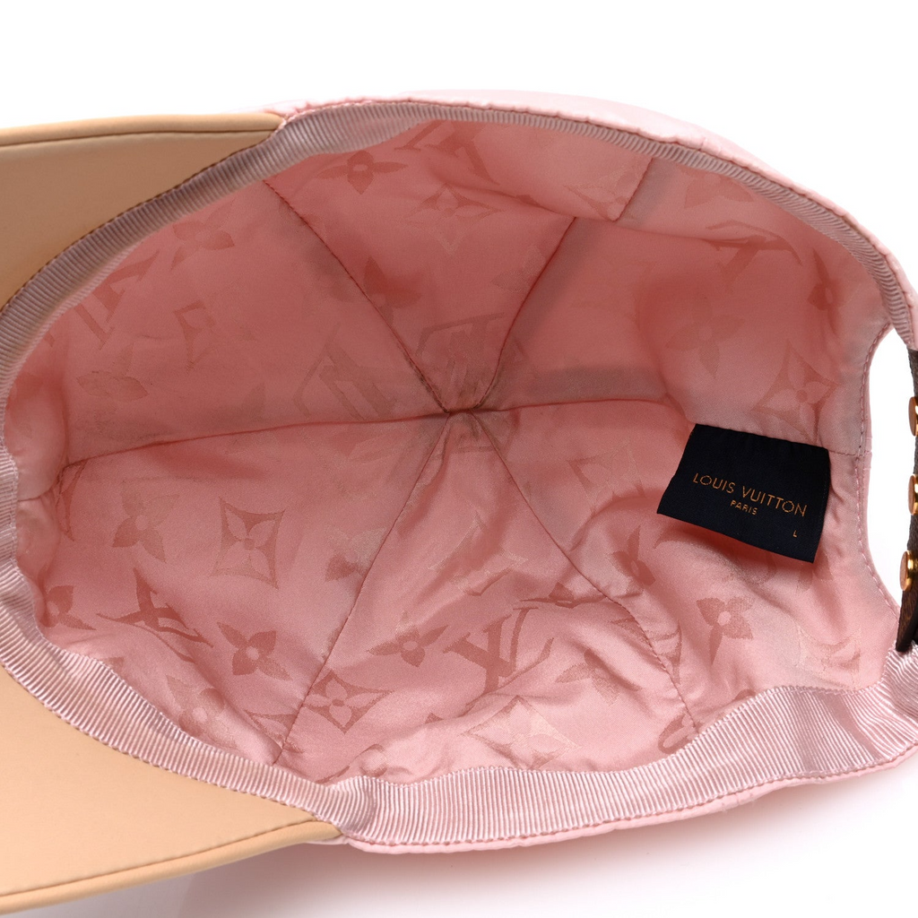 Pink Contrast Brim Baseball Cap