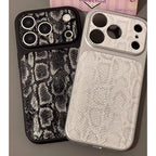 Luxusní obal na iPhone s texturou hadí kůže