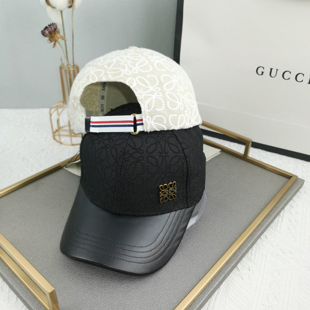 Leather Baseball Cap – Luxury Designer Cap