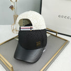 Leather Baseball Cap – Luxury Designer Cap