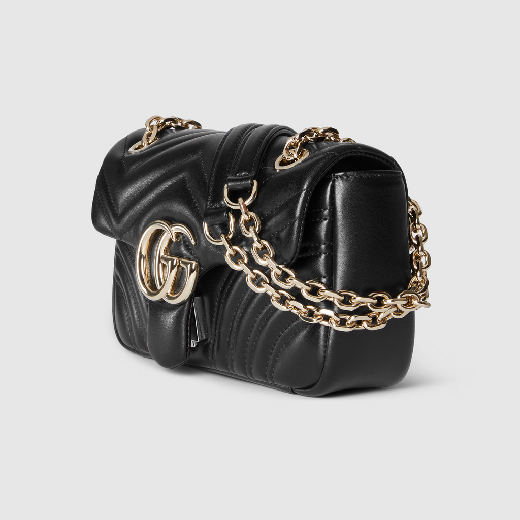 Quilted Leather Chain Shoulder Bag