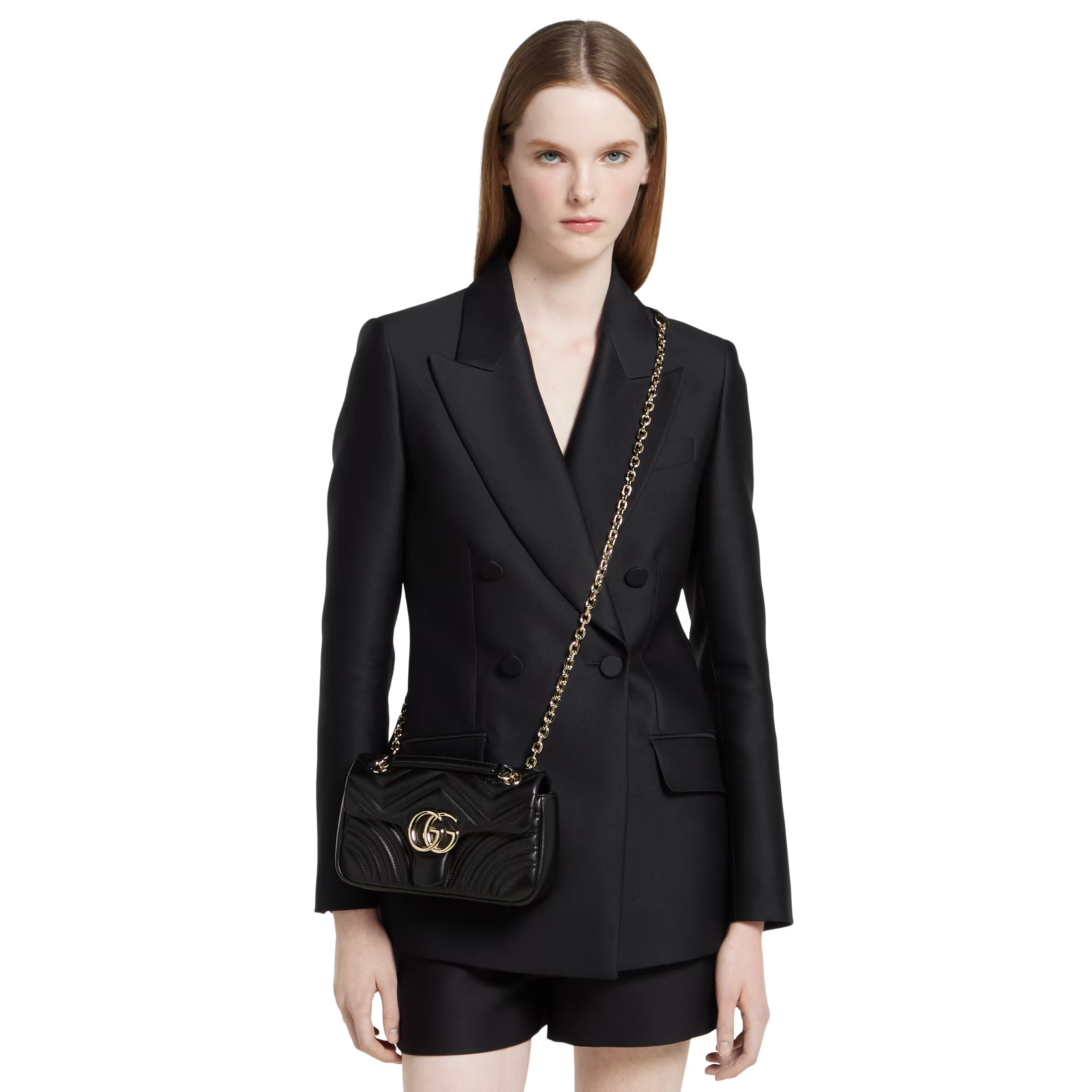 Quilted Leather Chain Shoulder Bag