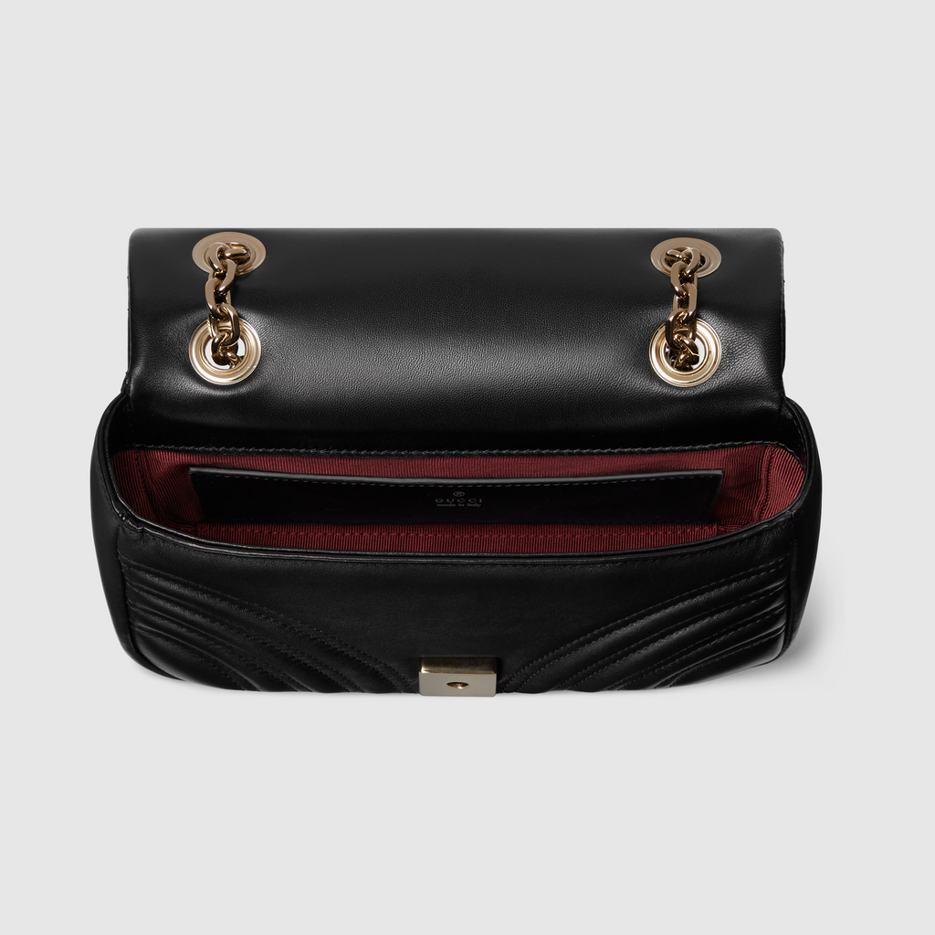 Quilted Leather Chain Shoulder Bag