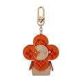 Flower Leather Bag Charm | Cute Keychain & Handbag Accessory