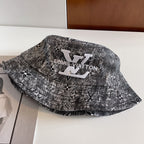 Luxury Monogram Embroidered Bucket Hat