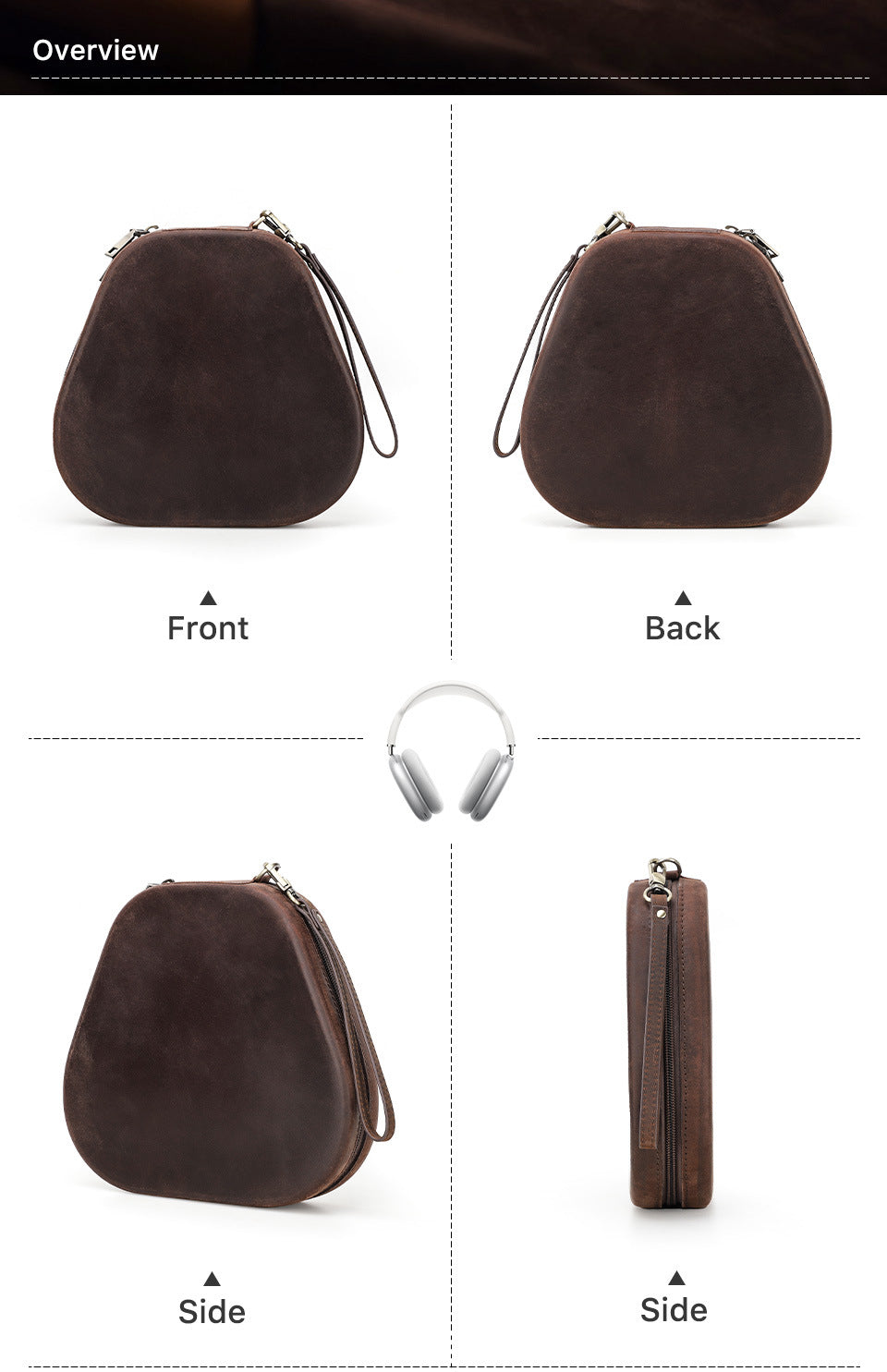 Genuine Leather AirPods Max Case