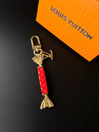 Luxury Lollipop Monogram Bag Charm Keychain
