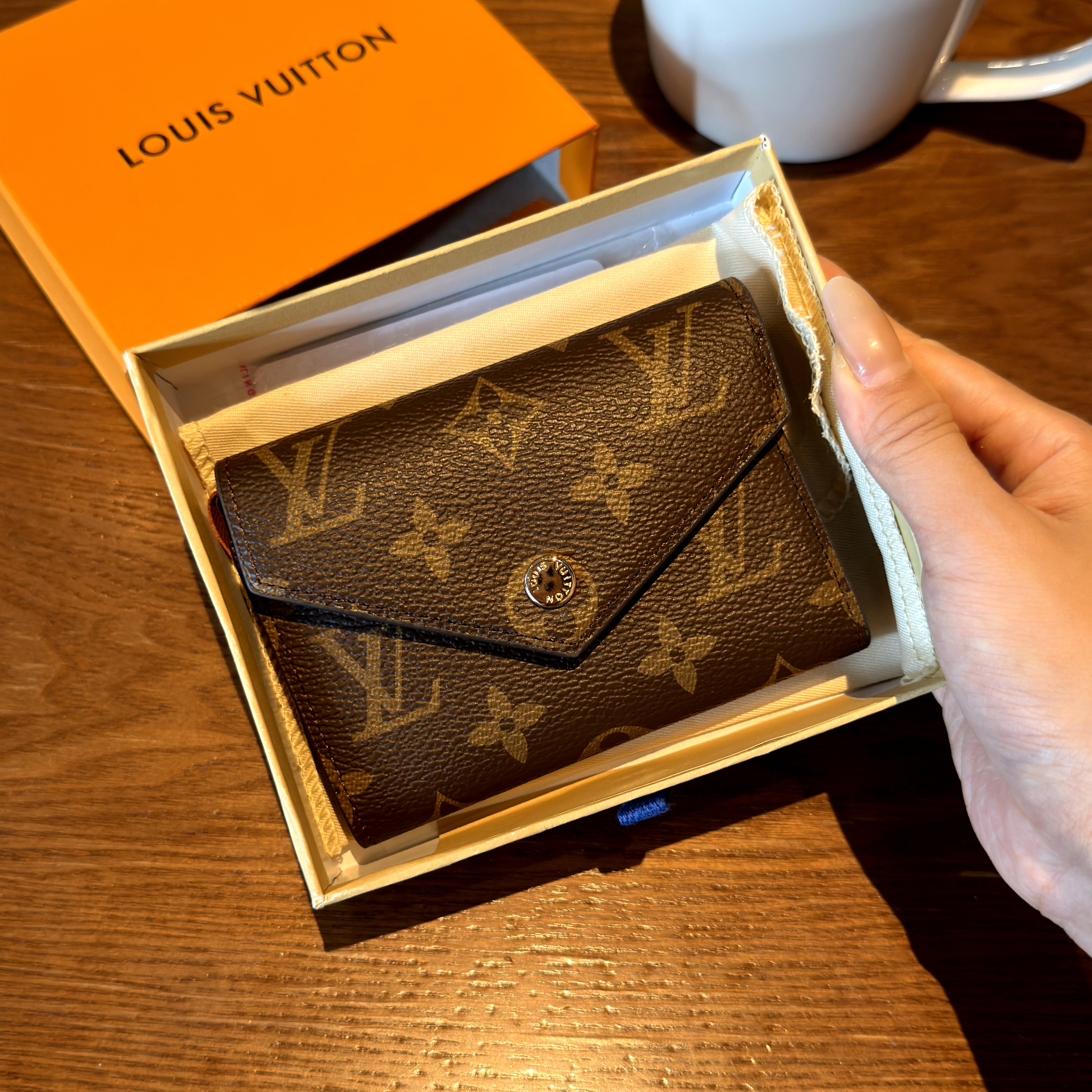 Vintage Print Fold Wallet