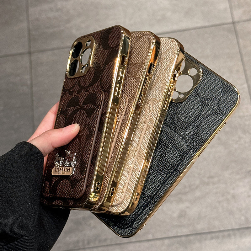 經典卡包皮革 iPhone 保護殼