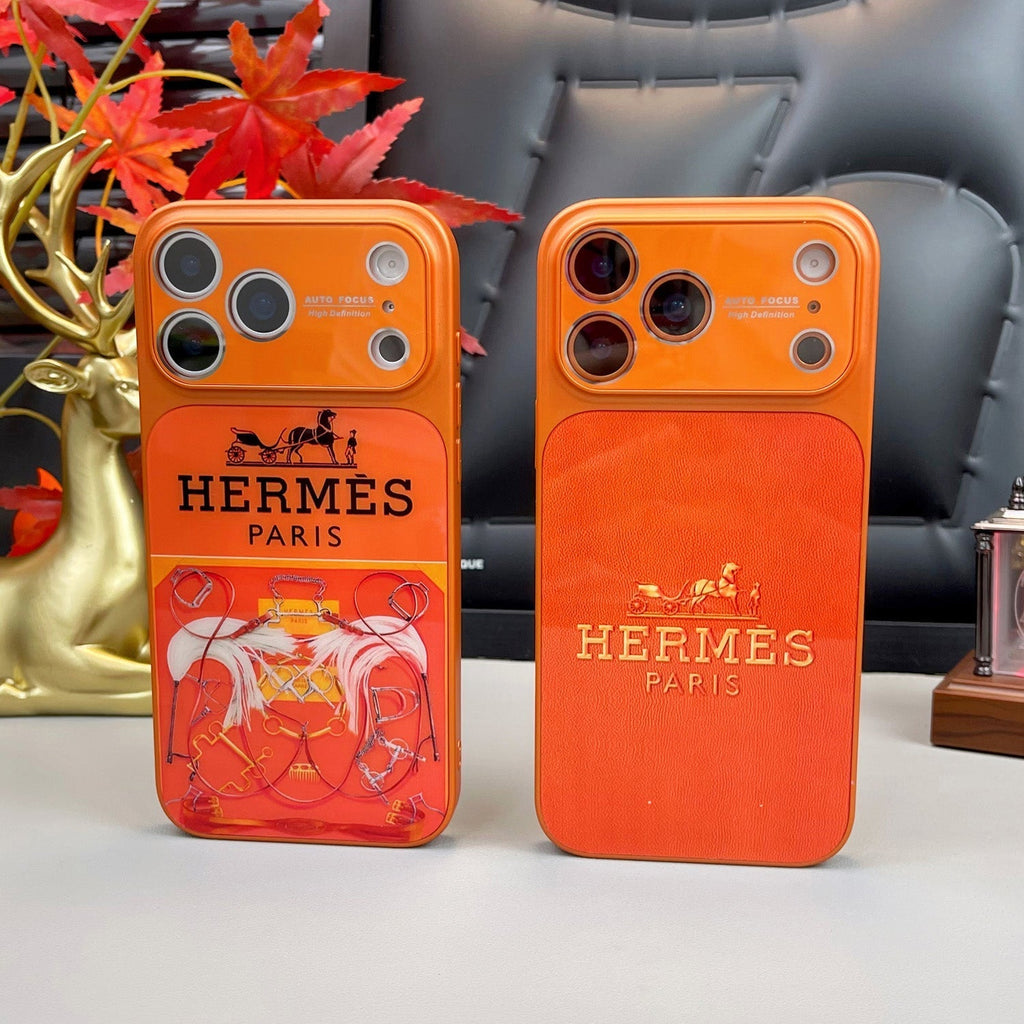 H Luxe iPhone-hoesje uit de oranje serie