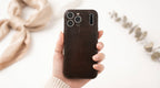 Handcrafted Vegetable-Tanned Leather iPhone Case – Vintage Patina Edition