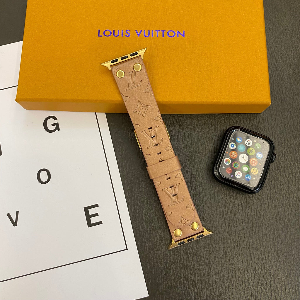 Pulsera de cambio Apple con decoración en remaches y monograma en relieve CORREAS DE RELOJ