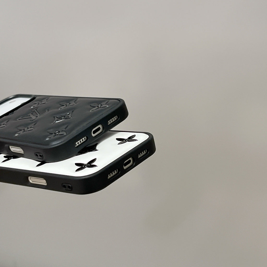 Luxus 3D dombornyomott dizájner iPhone tok