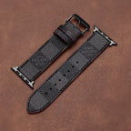 Leather Monogram Apple Watch Bands