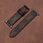 Leather Monogram Apple Watch Bands