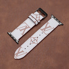 Leather Monogram Apple Watch Bands
