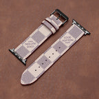 Leather Monogram Apple Watch Bands