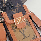 Luxus kártyatartó Crossbody iPhone tok