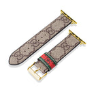 Leather Monogram Apple Watch Bands