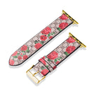 Leather Monogram Apple Watch Bands