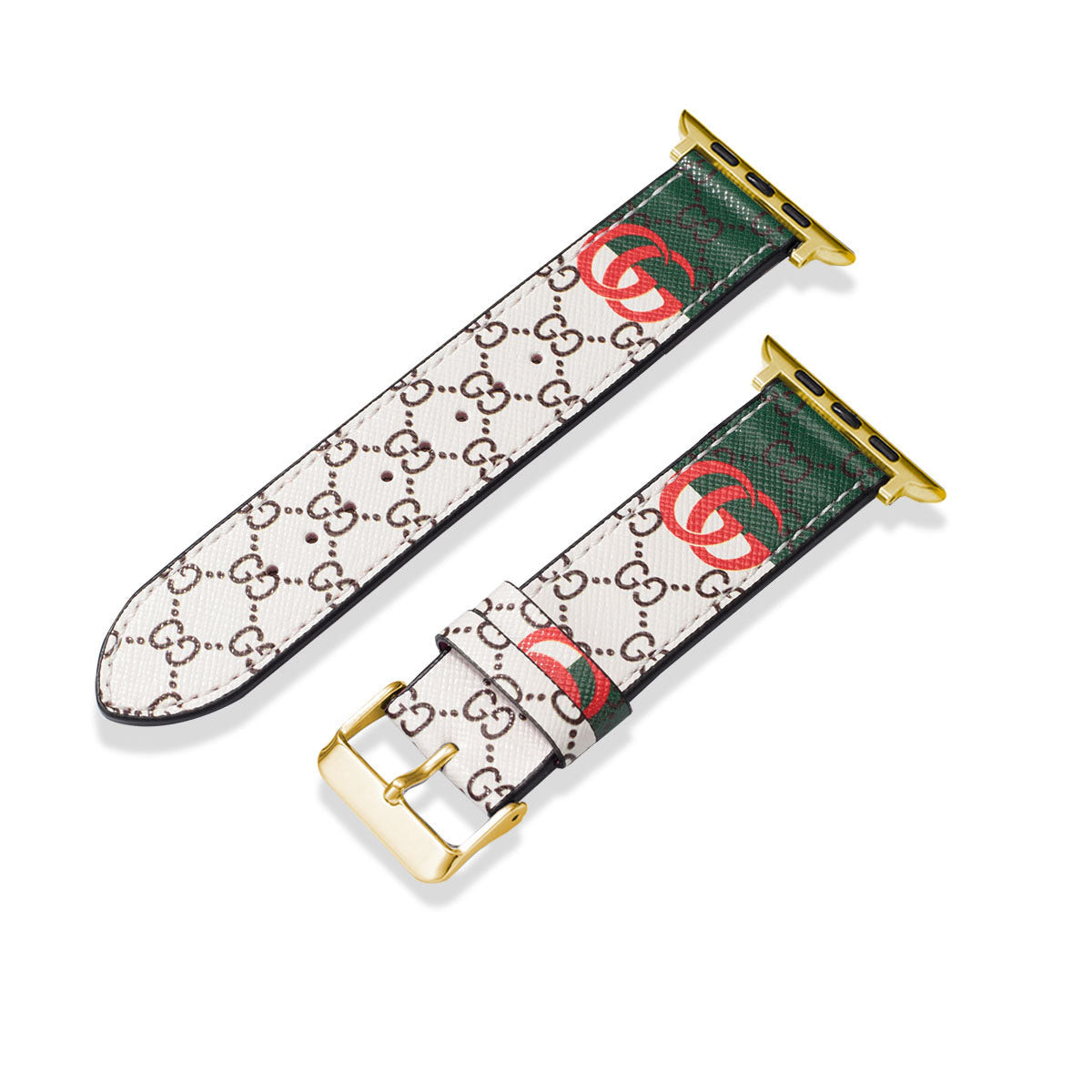 Leather Monogram Apple Watch Bands