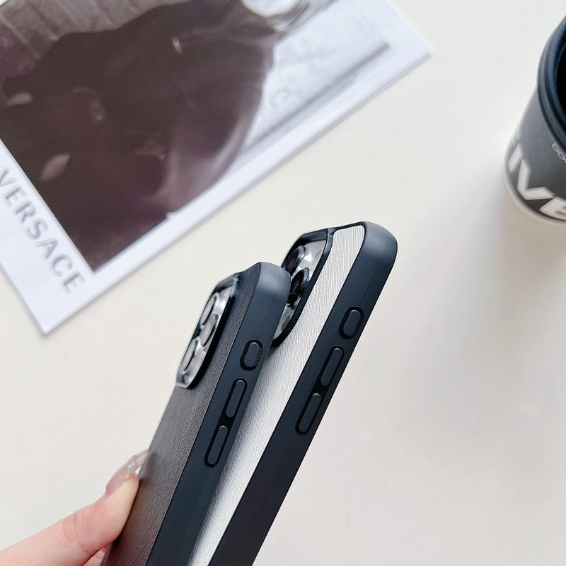 Luxus Crossbody bőr iPhone tok