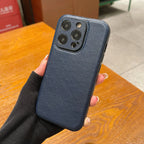 Premium Vintage Leather iPhone Case – Soft Touch Shockproof Protective Cover