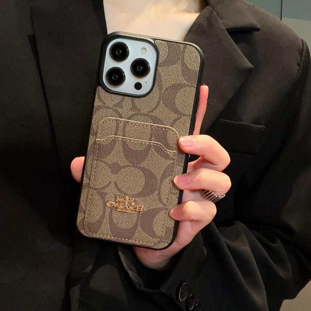 經典卡包皮革 iPhone 保護殼