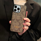 經典卡包皮革 iPhone 保護殼
