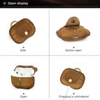 Airpods Pro 2 Leather Airpods Case with Clip