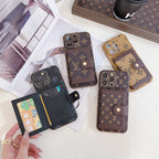 Luxus Classic Color Card Bag iPhone tok