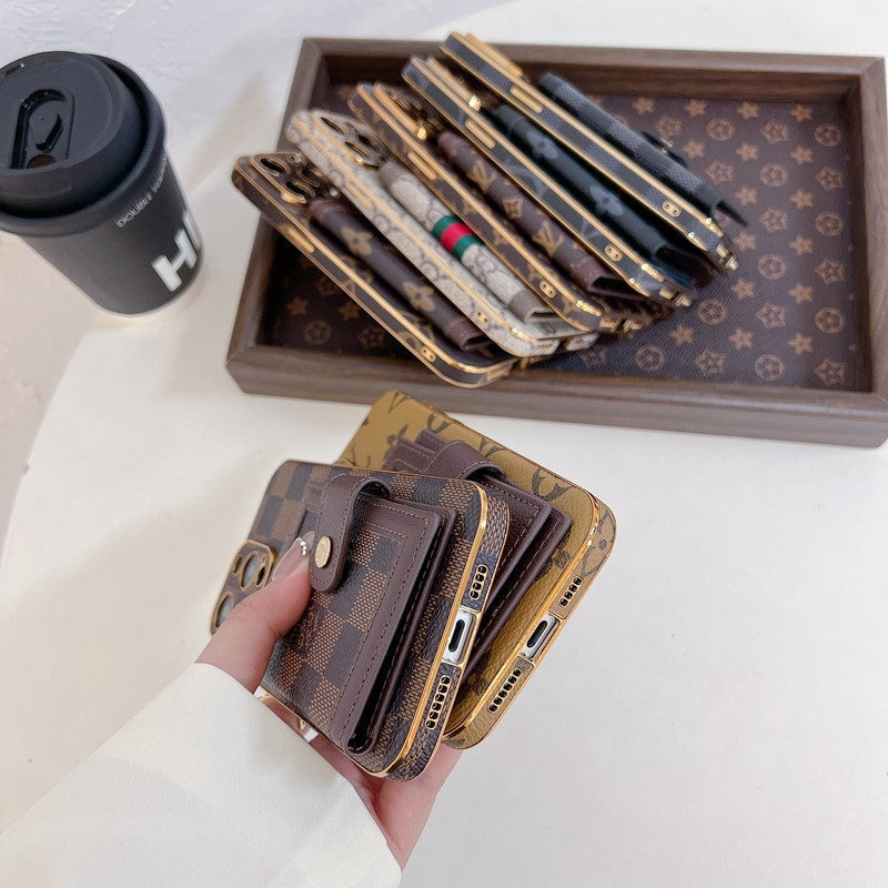 Luxus Classic Color Card Bag iPhone tok