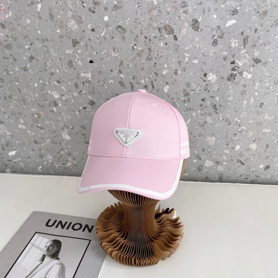 Fashion Triangle Logo Baseball Cap | Luxury Designer Cotton Hat