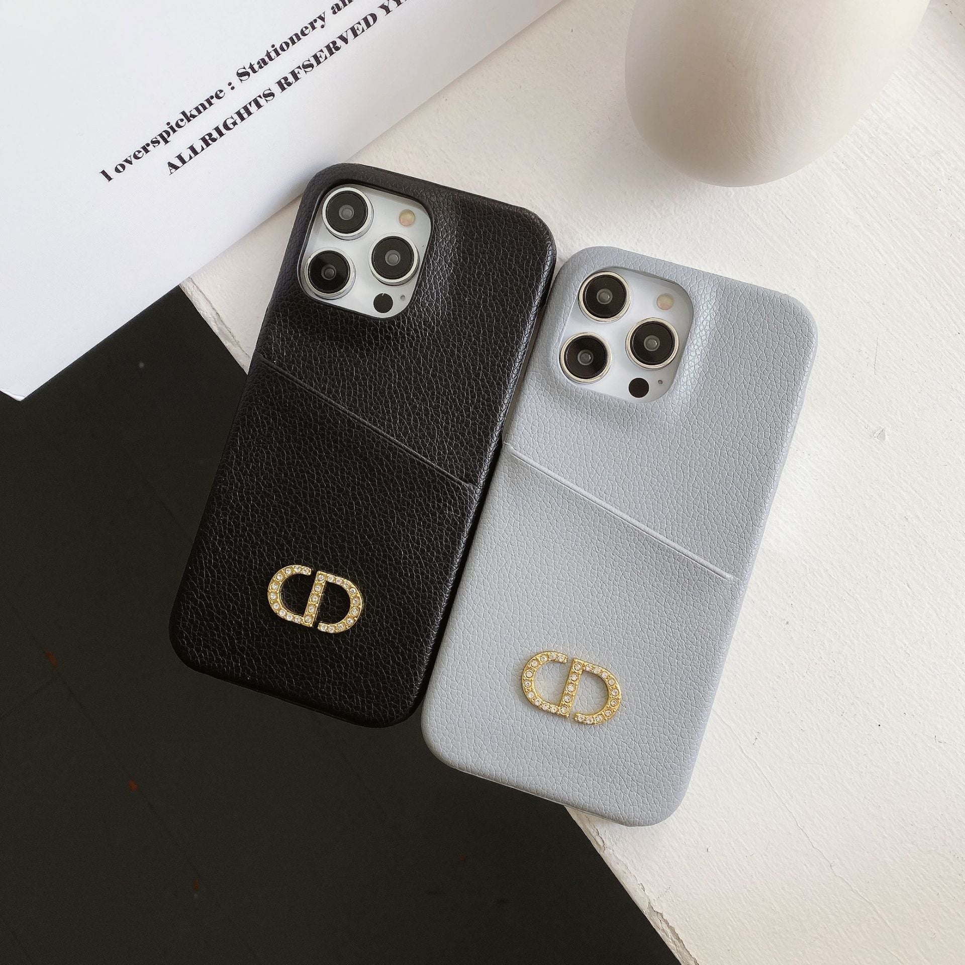 Μόδα δερμάτινη θήκη για iPhone