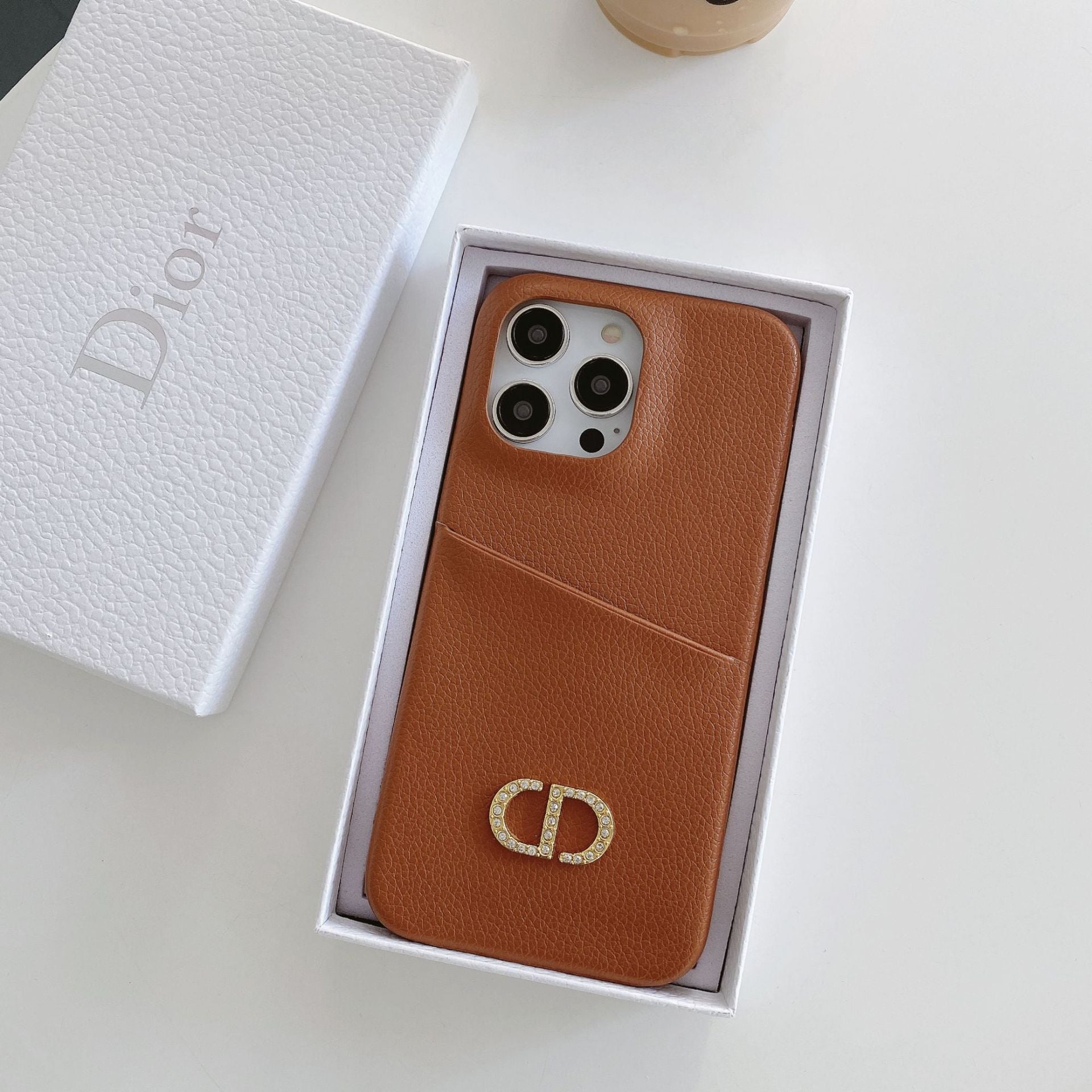 Μόδα δερμάτινη θήκη για iPhone