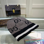 Classic GG Jacquard Wool Knit Beanie | Luxury Designer Winter Hat