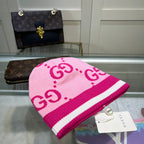 Classic GG Jacquard Wool Knit Beanie | Luxury Designer Winter Hat