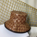 Classic Crystal Canvas Trefoil Bucket Hat
