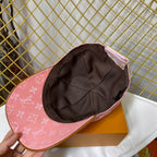 Luxury Embroidered Denim Baseball Cap