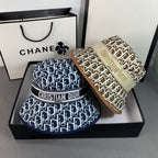 Classic Vintage Embroidered Webbing Bucket Hat