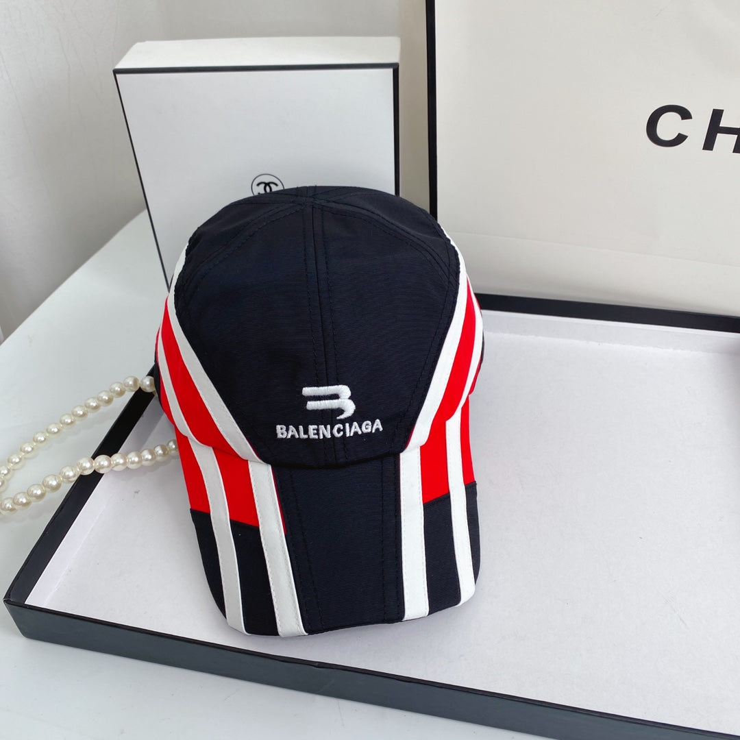Balenciaga Baseball Cap Nylon Embroidered