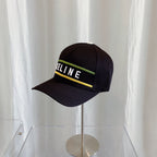 CELINE Embroidered Cotton Baseball Cap | Luxury Designer Adjustable Hat