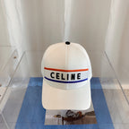CELINE Embroidered Cotton Baseball Cap | Luxury Designer Adjustable Hat