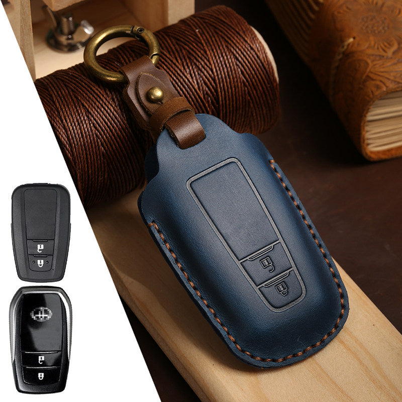 Top Grain Leather Toyota key Case
