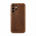 Handcrafted Vegetable-Tanned Leather Samsung Case – Vintage Patina Edition