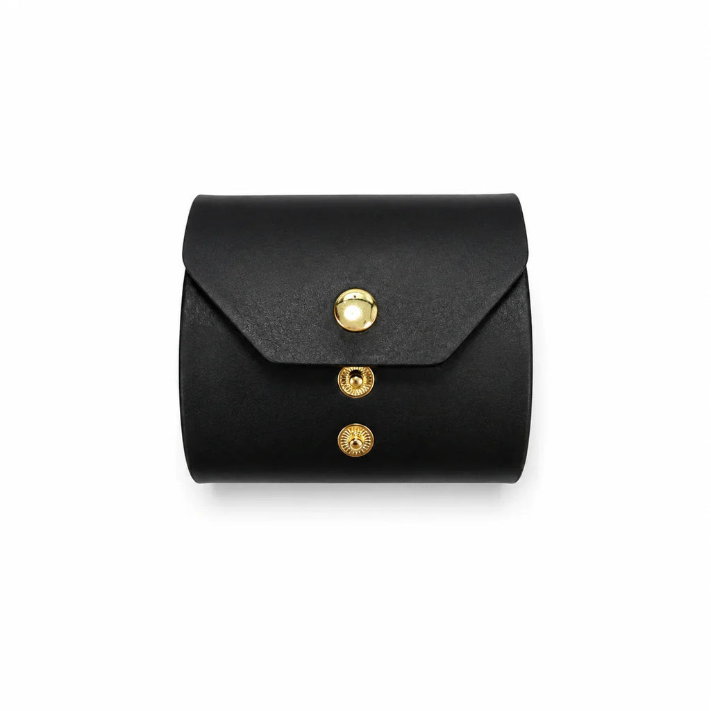 Handcrafted Leather Cash Wrap Wallet — Slim, Minimal, Essential